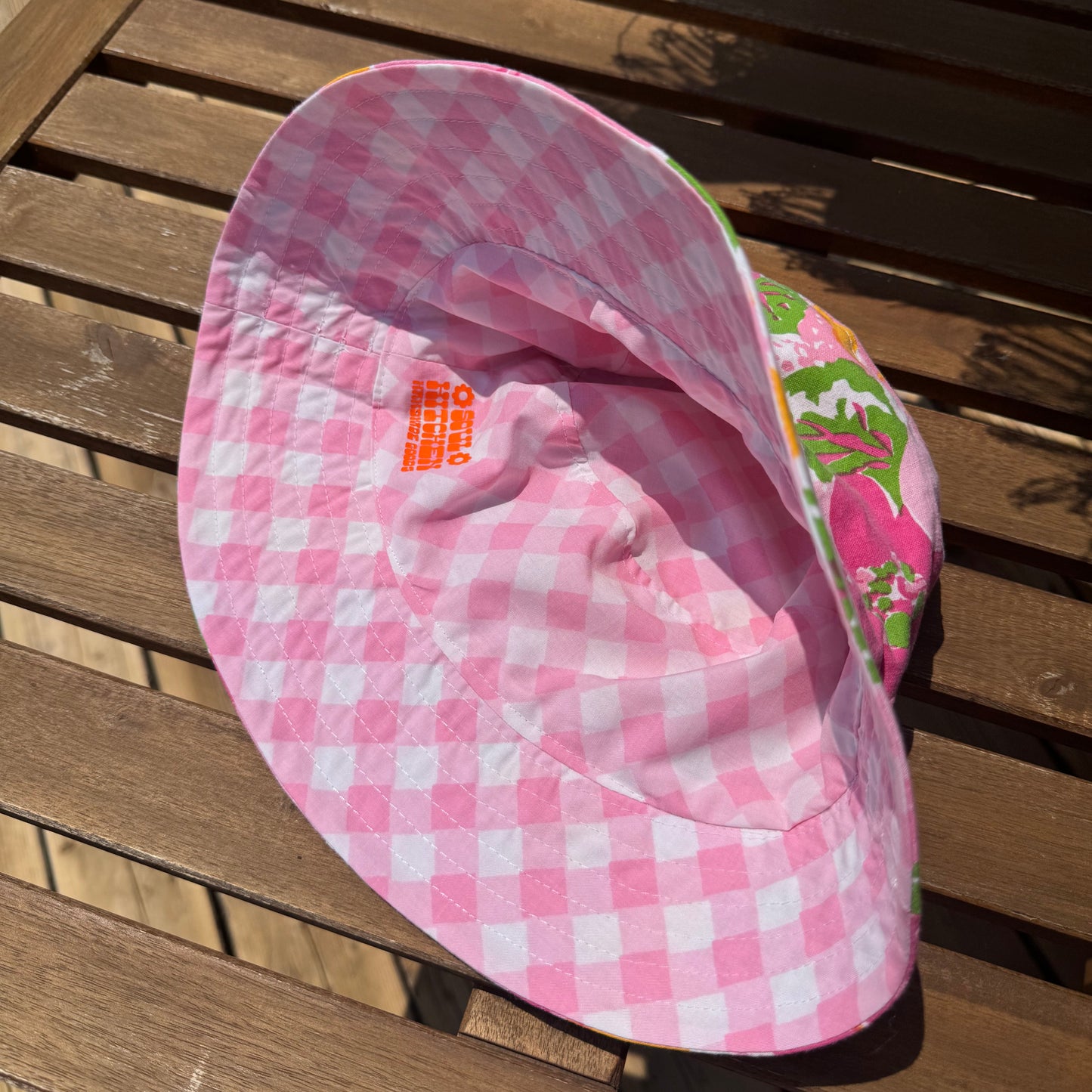 PINK PEONY BUCKET HAT