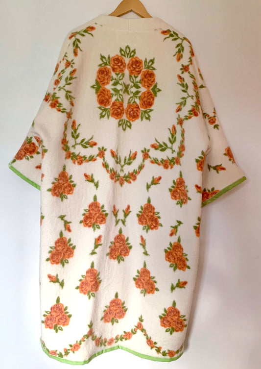 ORANGE YOU ROSY! BLANKET COAT (O/S)