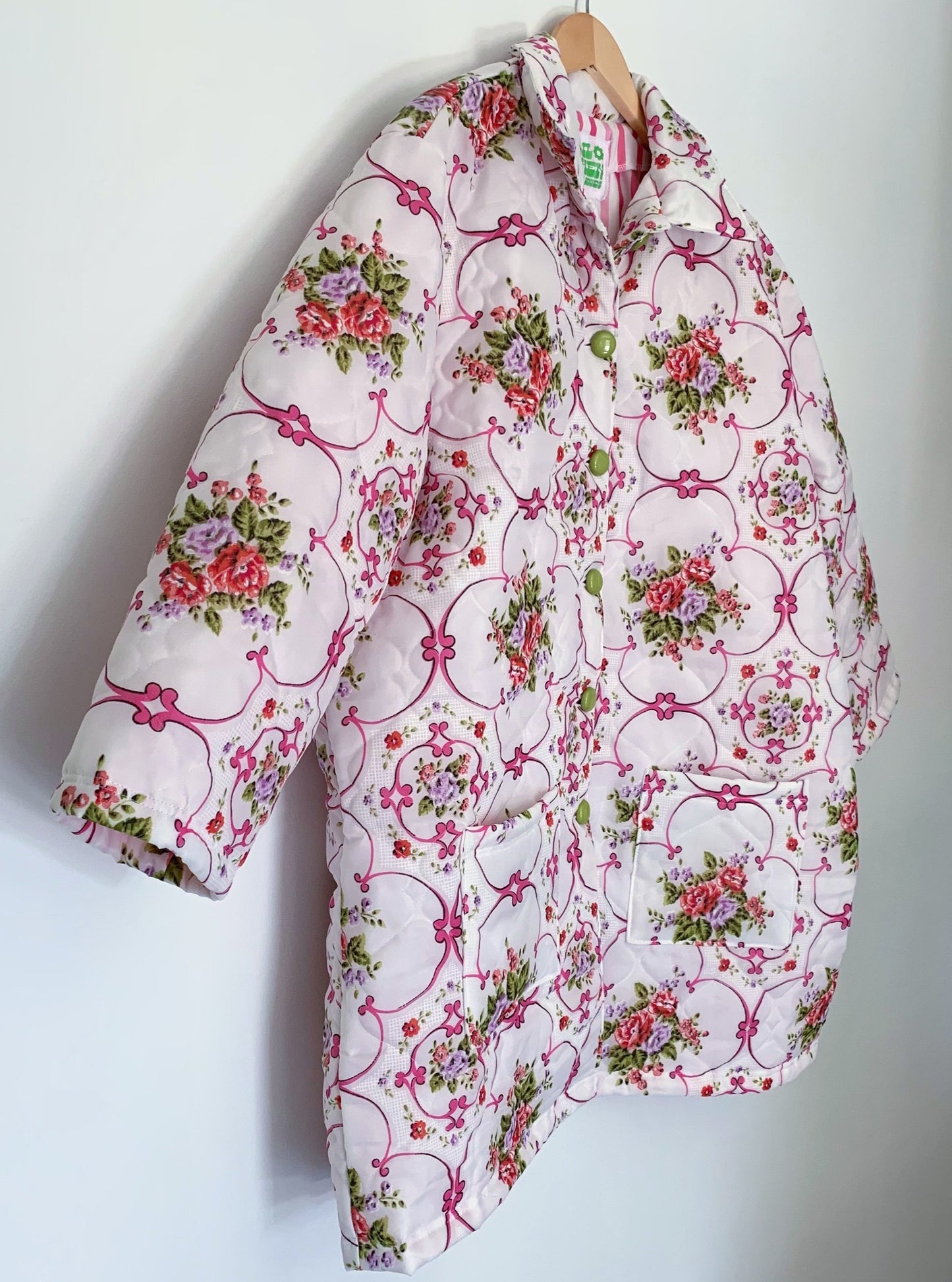 DARLING VINTAGE FLORAL COLLARED COAT (L/XL)