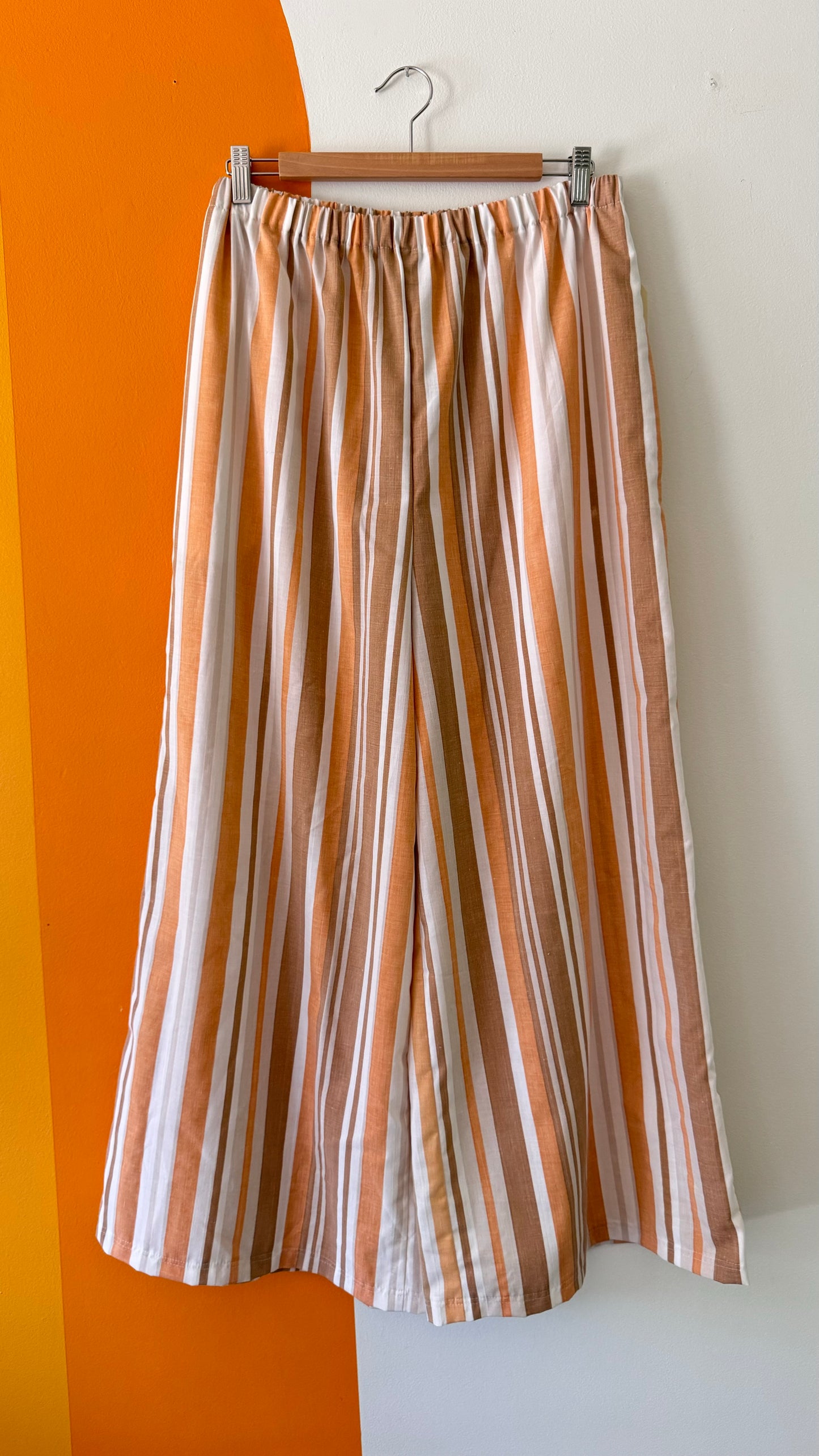 RUST STRIPE PANTS (SIZE L)