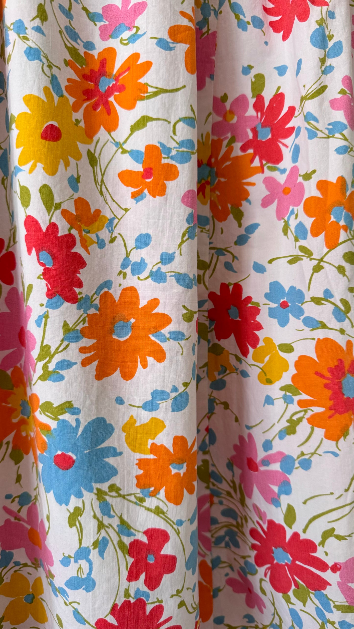 MULTI COLOUR FLORAL 2 PIECE SKIRT & TOP SET (M)