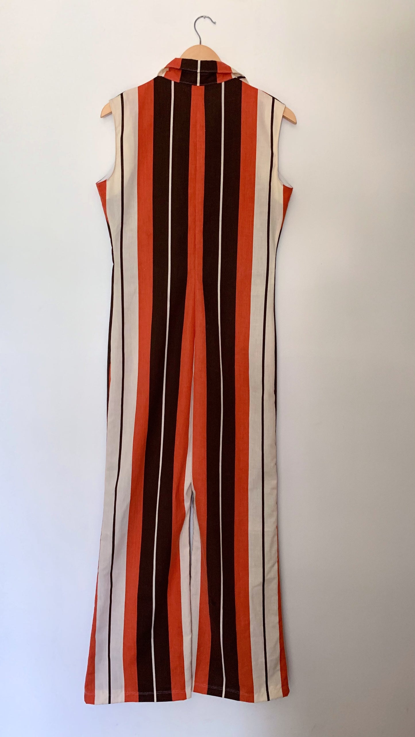 JUMPSUIT in 70s stripes (size MEDIUM)