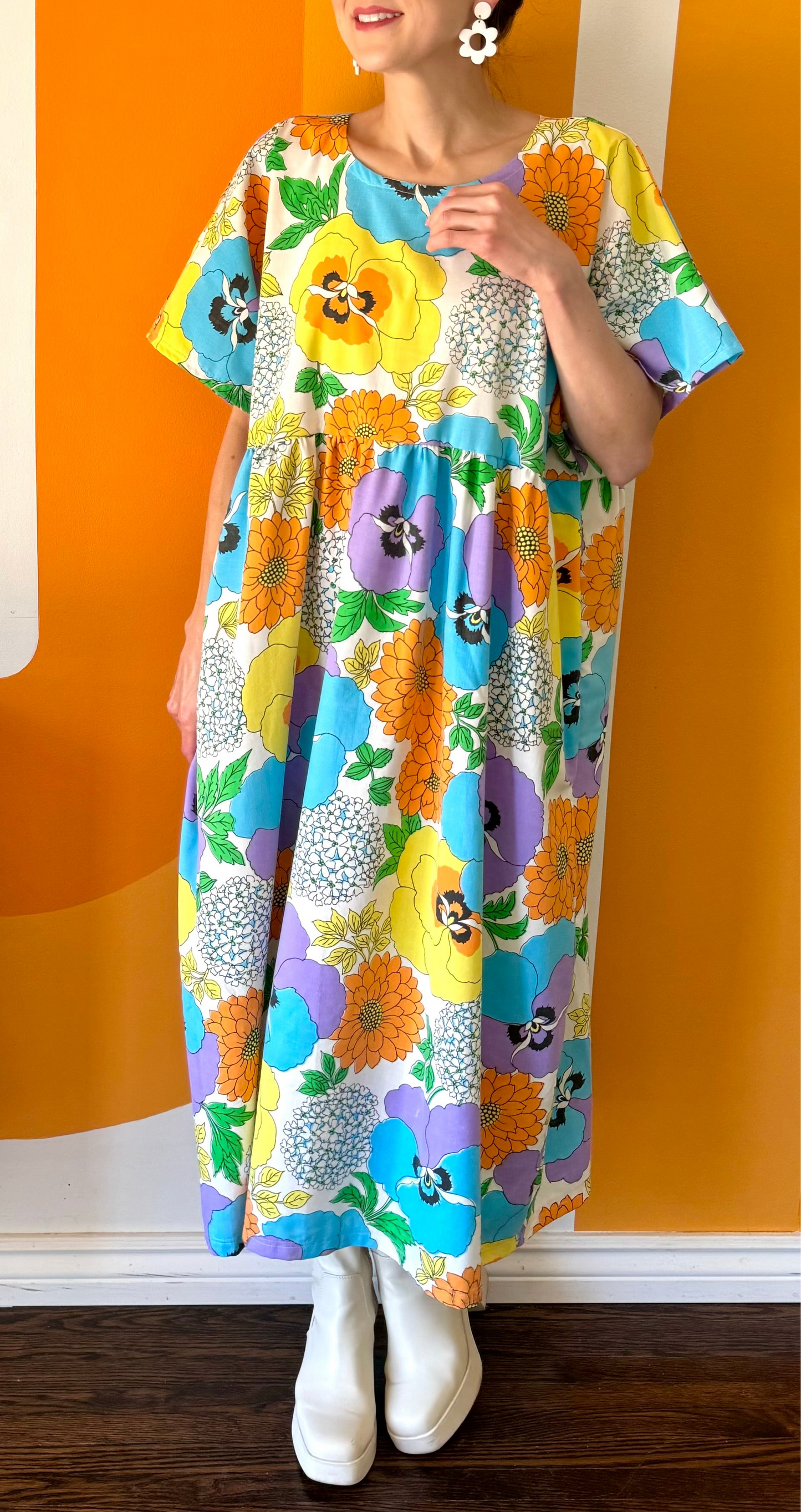 GOLDEN AFTERNOON DRESS (O/S)