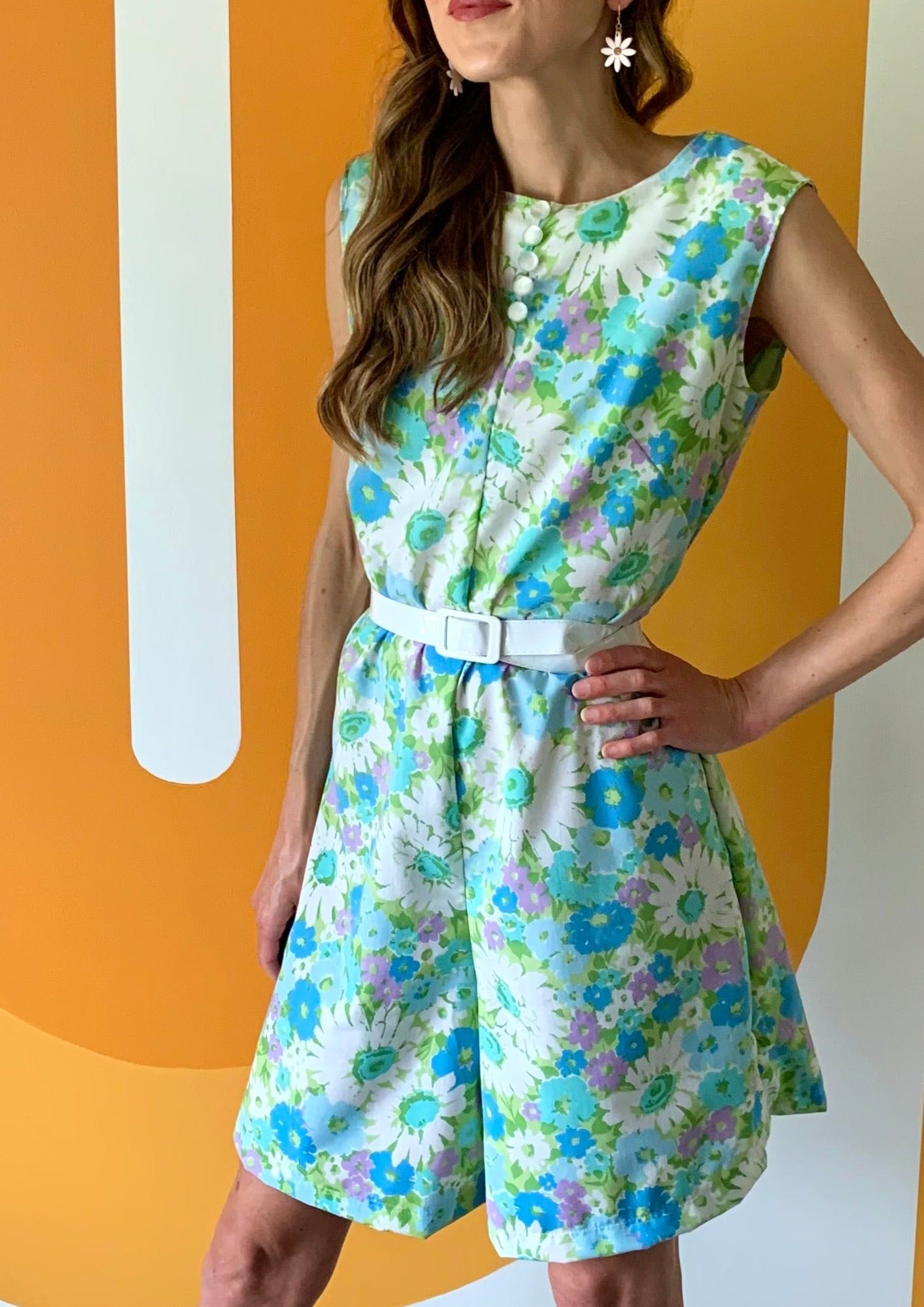 BLUE MEADOW ROMPER (XS)