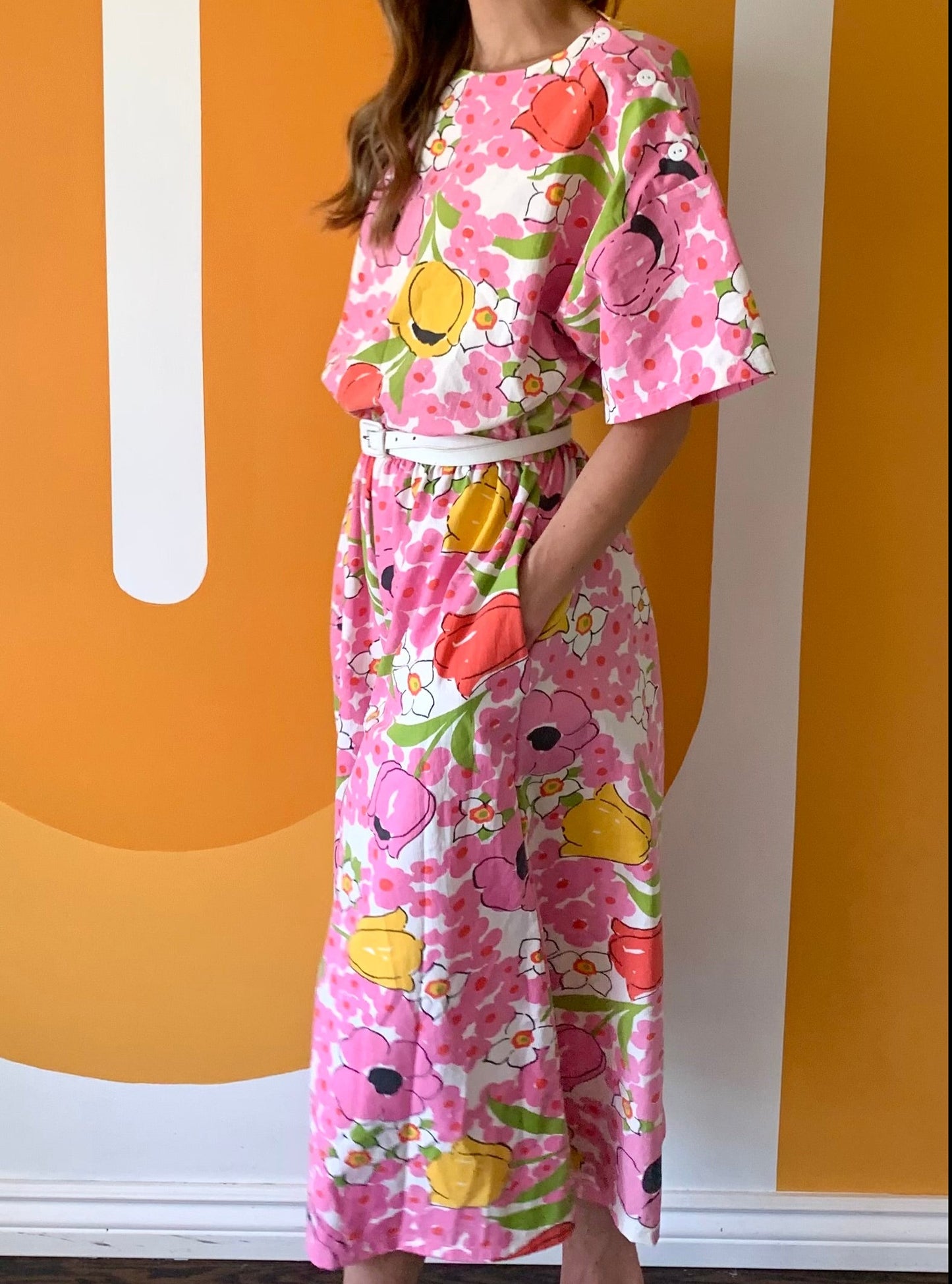 TIPTOE THROUGH THE TULIPS JUMPSUIT (L)