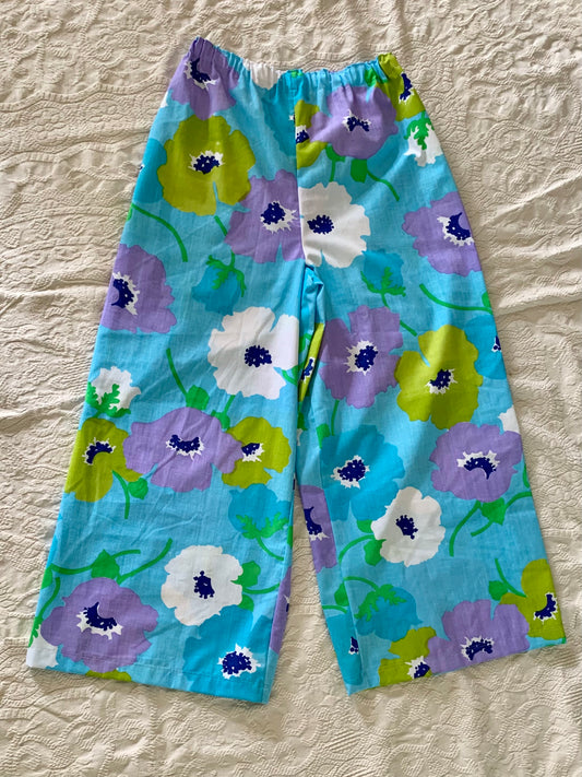 BOLD FLORAL PANTS (M)