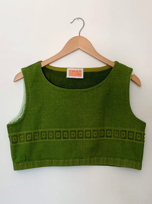 EASY BEIN' GREEN TOWEL TOP (up to size LARGE)