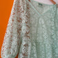 TEAL LACE DRESS (M/L)