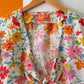 MULTI COLOUR FLORAL 2 PIECE SKIRT & TOP SET (M)