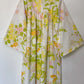 PASTEL FLOWER POWER BELL SLEEVE DRESS (M/L)