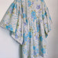 BLUE COSMOS FLOWY DRESS (S/M)