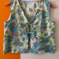 BLUE FLORAL TIE TANK (S/M)