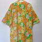 ORANGE ALOHA HIPPIE DRESS (L)