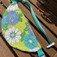 TEAL FLORAL FANNY PACK
