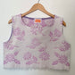 TOWEL TOP in purple meadows (up to size XL)