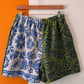 BLUE / GREEN TOWEL SHORT (M/L)