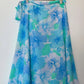 BLUE FLORAL BREEZE 2 PIECE SKIRT & TOP SET (M)
