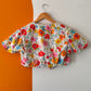 MULTI COLOUR FLORAL 2 PIECE SKIRT & TOP SET (M)