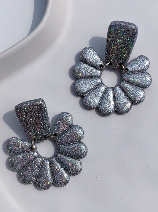 DISCO DISCO in silver glitter
