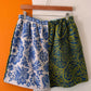 BLUE / GREEN TOWEL SHORT (M/L)