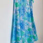 BLUE FLORAL BREEZE 2 PIECE SKIRT & TOP SET (M)