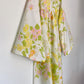PASTEL FLOWER POWER BELL SLEEVE DRESS (M/L)