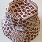 BUCKET HAT in brown florals (SMALLER SIZE)