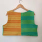 STRIPEY MASH-UP TOWEL TOP (up to size XL)