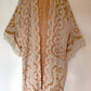 TUFTED TAN FRINGY DUSTER (O/S)