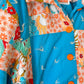 GROOVY YARN-TIED QUILT COLLARED COAT (M/L)