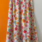 MULTI COLOUR FLORAL 2 PIECE SKIRT & TOP SET (M)
