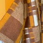 CARAMEL PLAID BLANKET COAT (O/S)