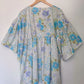 BLUE COSMOS FLOWY DRESS (S/M)