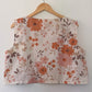 RUST FLORAL CROP TANK (L/XL)
