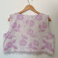 TOWEL TOP in purple meadows (up to size XL)