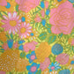 DRESS in 60s crepe floral mod (size MEDIUM)