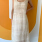 EARTHY CREAM KNIT DRESS (M)