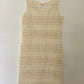 EARTHY CREAM KNIT DRESS (M)