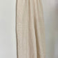 CREAM CHENILLE FRINGE PANTS (S)
