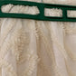 TUFTED CREAM FRINGE PANTS (M)