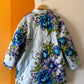 BLUE BLOSSOMS COLLARED COAT (M/L)