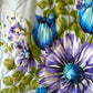 BLUE BLOSSOMS COLLARED COAT (M/L)
