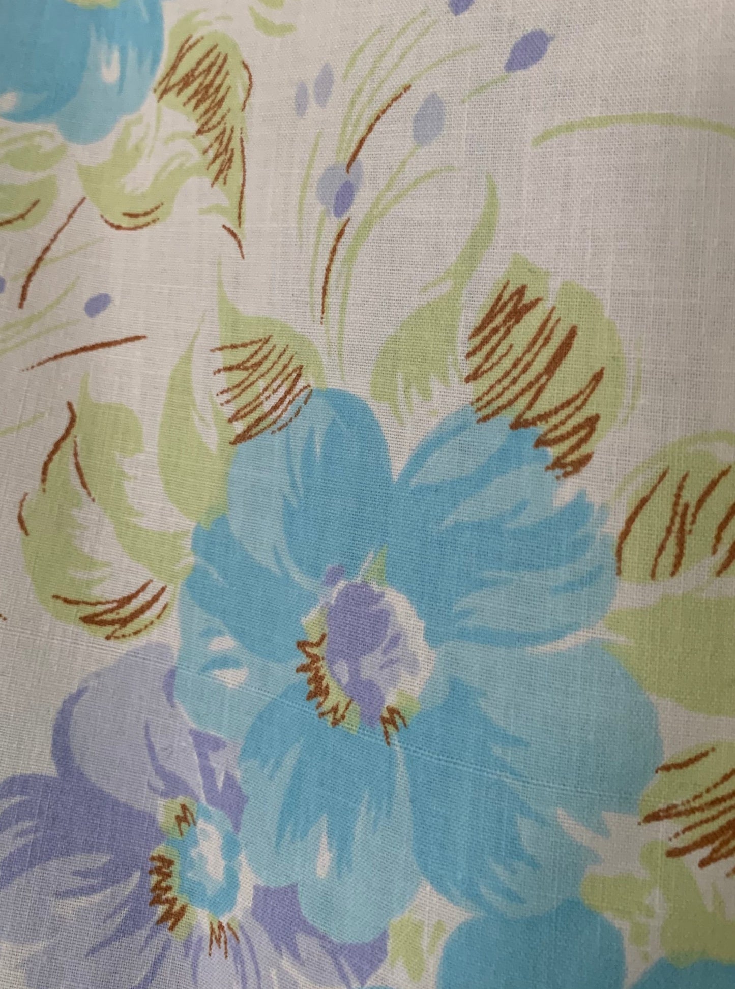BLUE COSMOS FLOWY DRESS (S/M)