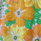 ORANGE ALOHA HIPPIE DRESS (L)
