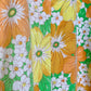 ORANGE ALOHA HIPPIE DRESS (L)