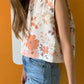 RUST FLORAL CROP TANK (L/XL)