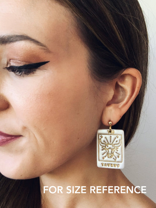 ZODIAC TAROT in cream pearl & gold *VIRGO*