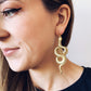 SNAKES! in gold glitter
