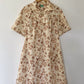 BROWN FLORAL HOUSEDRESS (L/XL)
