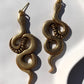 SNAKES! in gold glitter